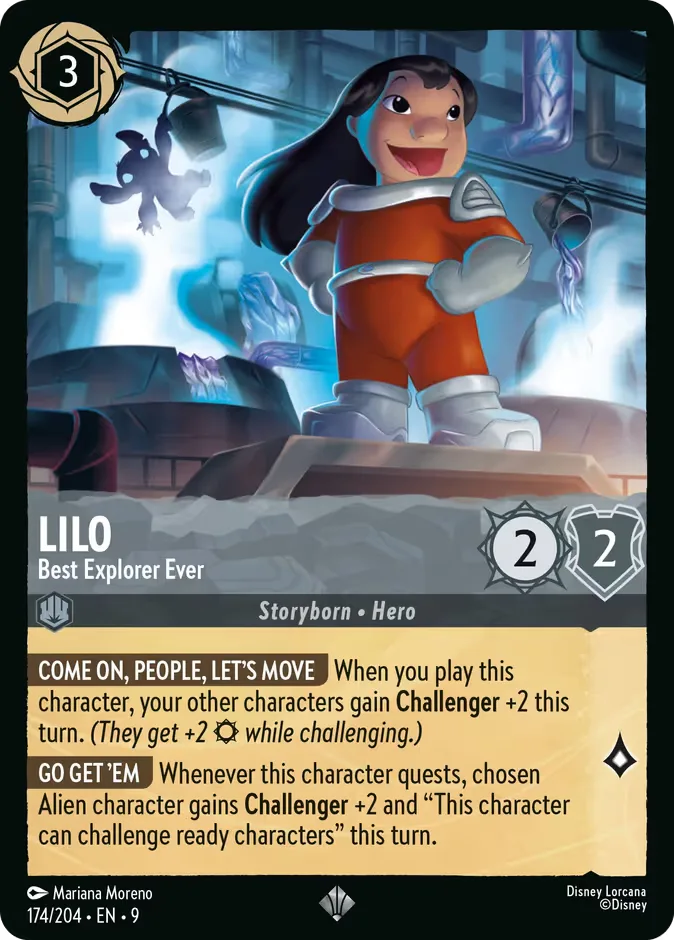 Lilo #174 Fabled Disney Lorcana card