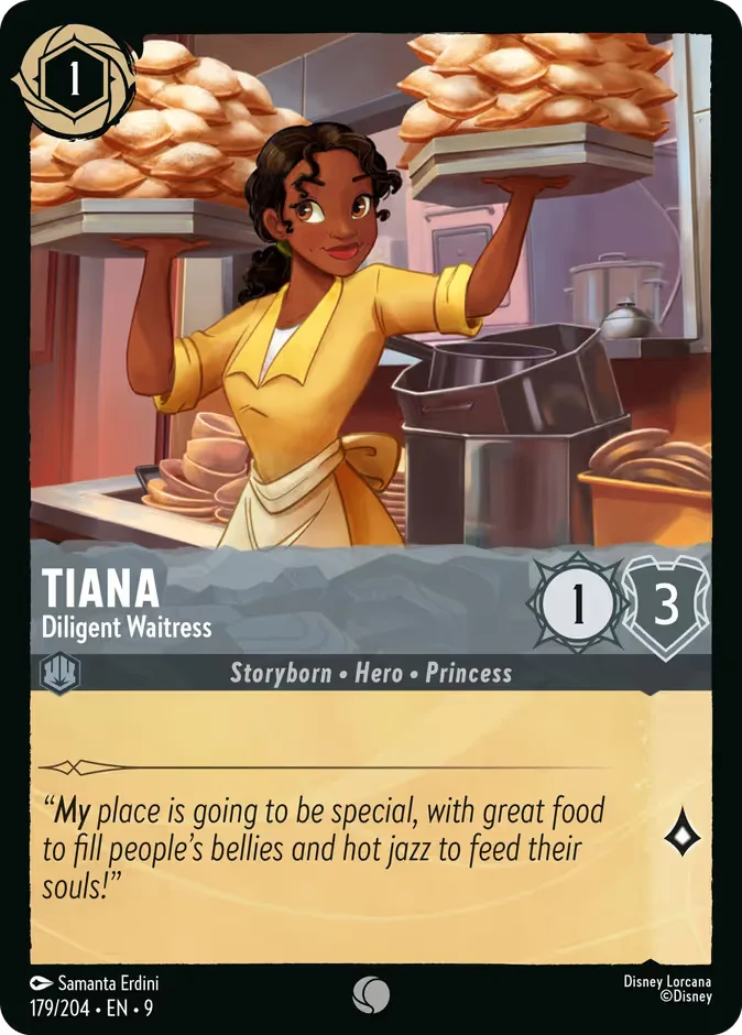 Tiana #179 Fabled Disney Lorcana card