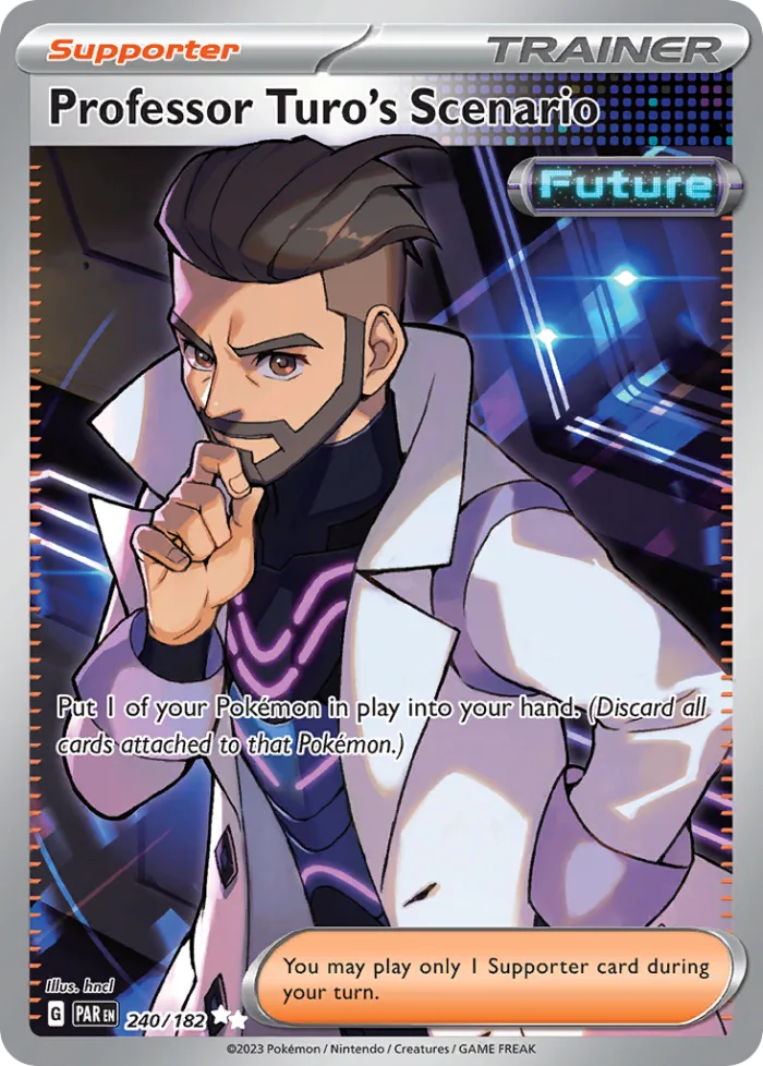 Professor Turo's Scenario #240 Paradox Rift Pokemon card