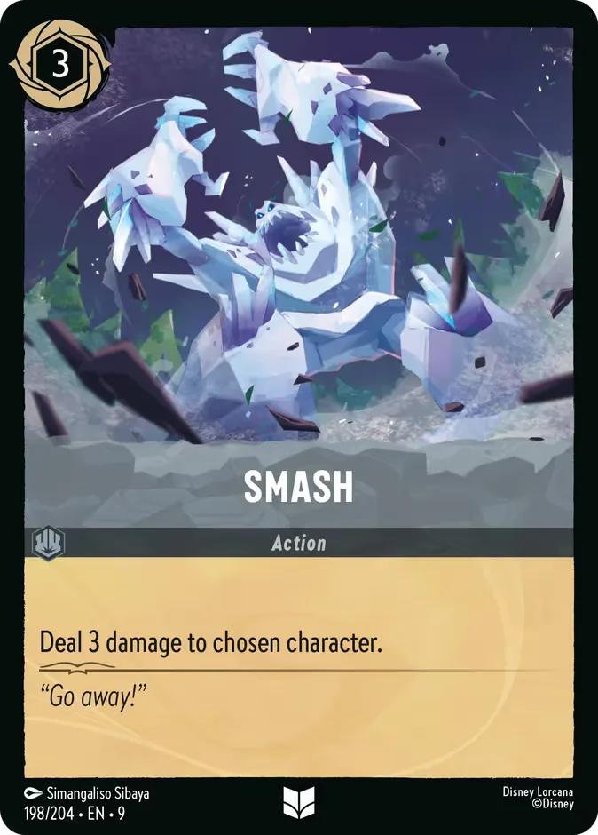 Smash #198 Fabled Disney Lorcana card