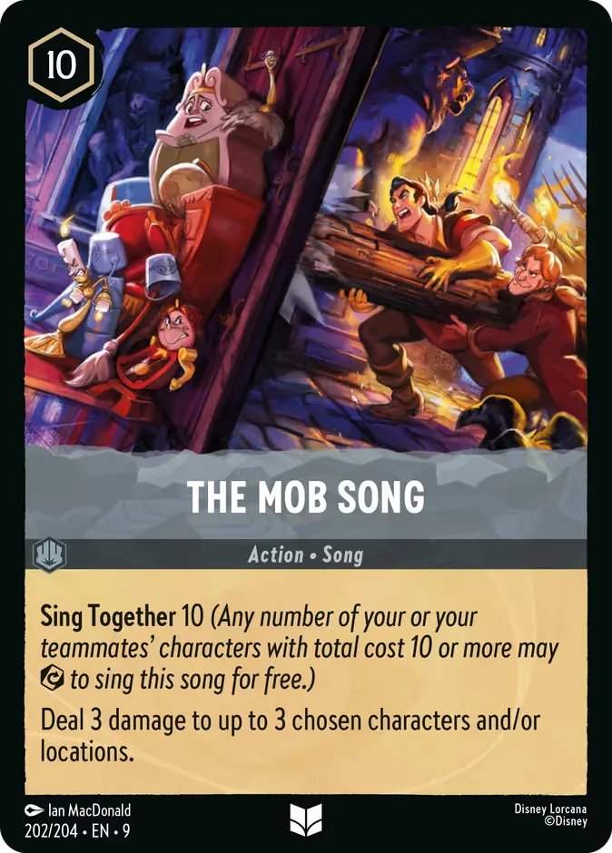 The Mob Song #202 Fabled Disney Lorcana card