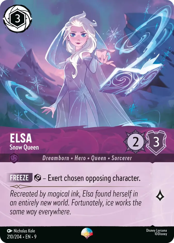 Elsa #210 Fabled Disney Lorcana card