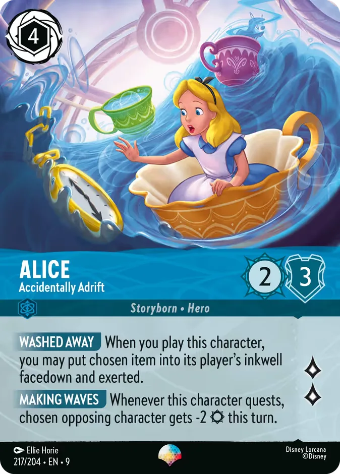 Alice #217 Fabled Disney Lorcana card