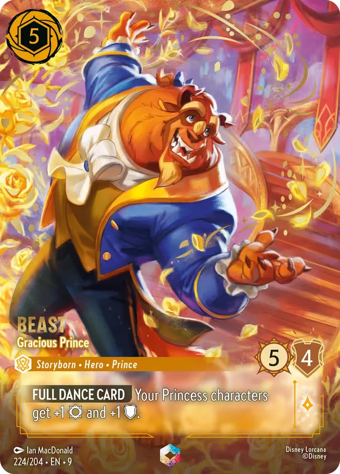 Beast #224 Fabled Disney Lorcana card