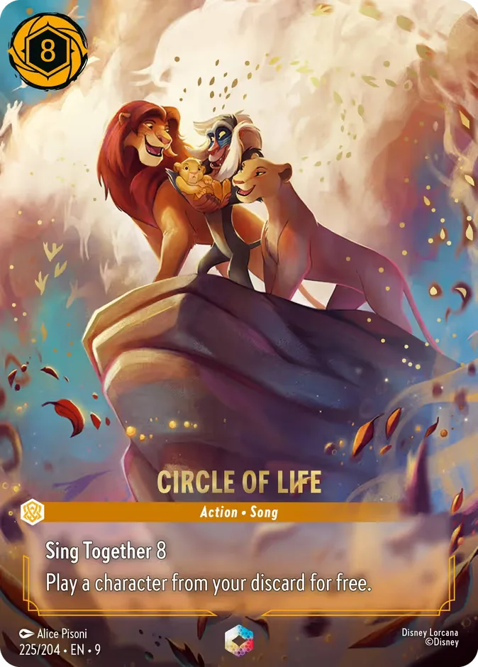 Circle of Life #225 Fabled Disney Lorcana card
