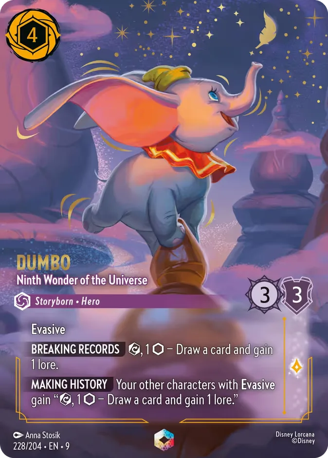 Dumbo #228 Fabled Disney Lorcana card