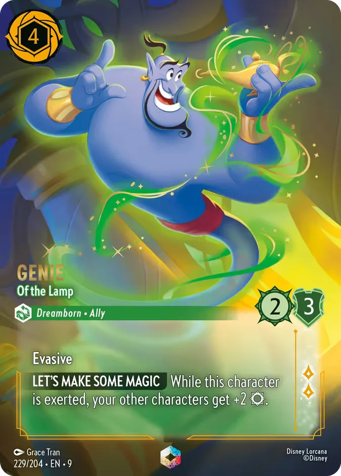 Genie #229 Fabled Disney Lorcana card