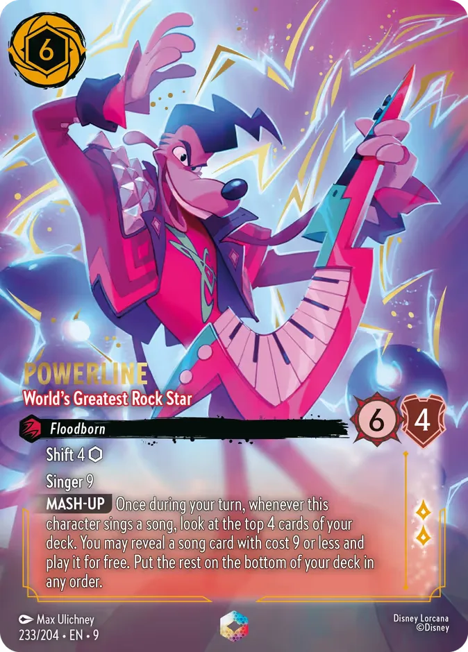 Powerline #233 Fabled Disney Lorcana card