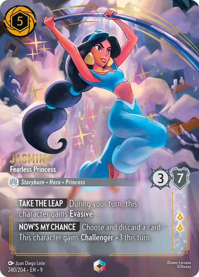 Jasmine #240 Fabled Disney Lorcana card