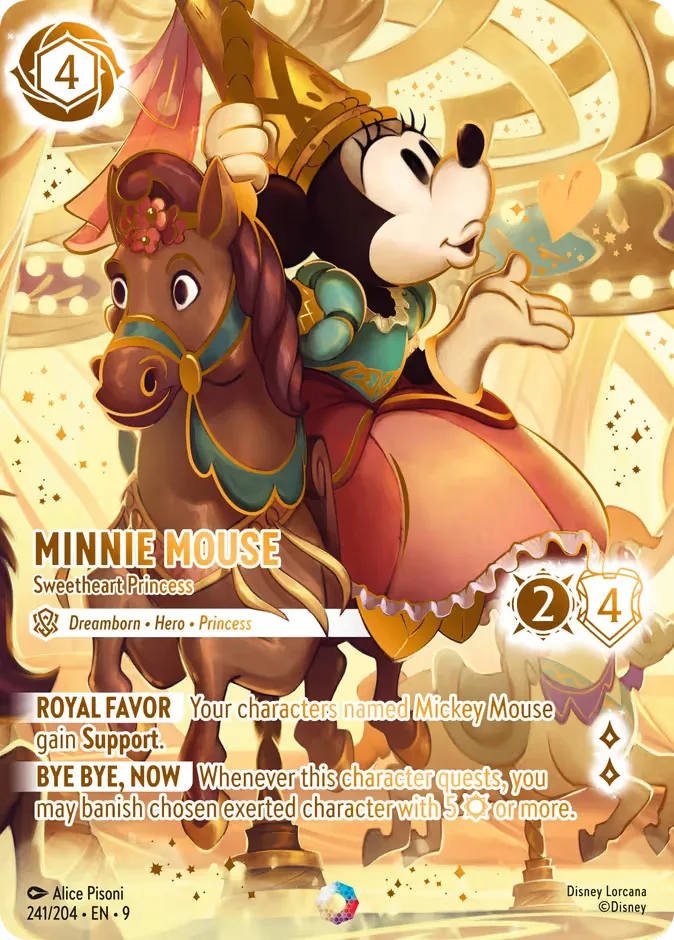 Minnie Mouse #241 Fabled Disney Lorcana card