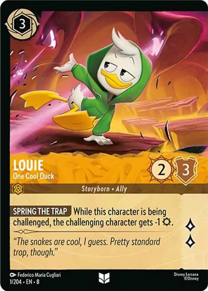 Louie #1f Reign of Jafar Disney Lorcana card