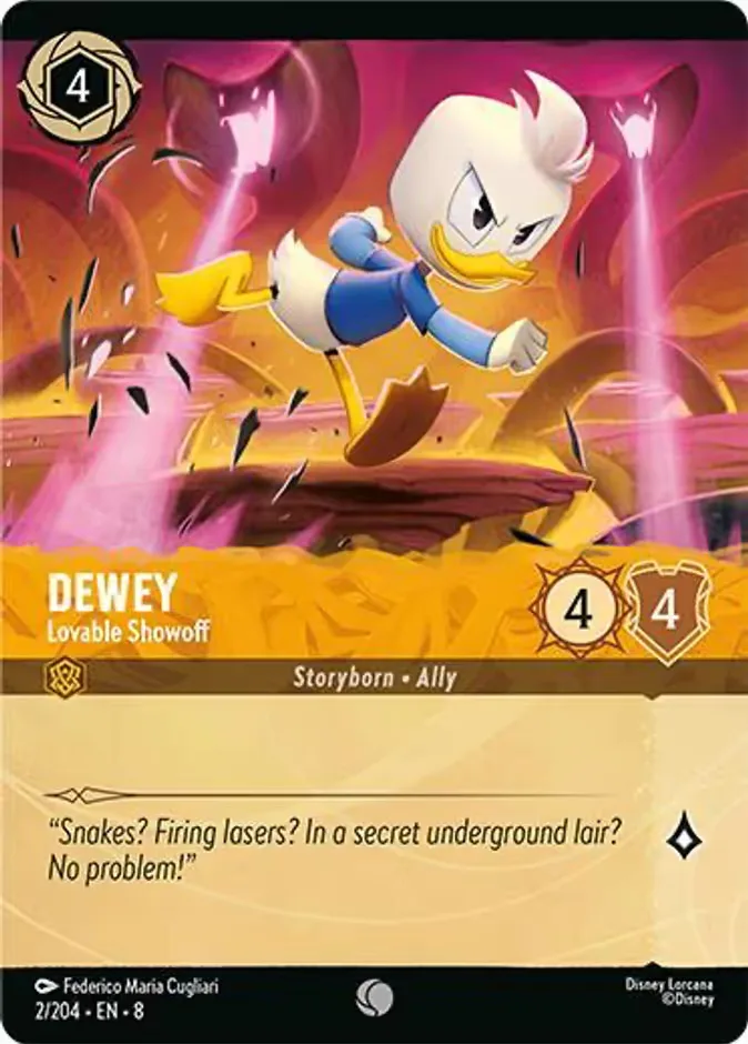 Dewey #2f Reign of Jafar Disney Lorcana card