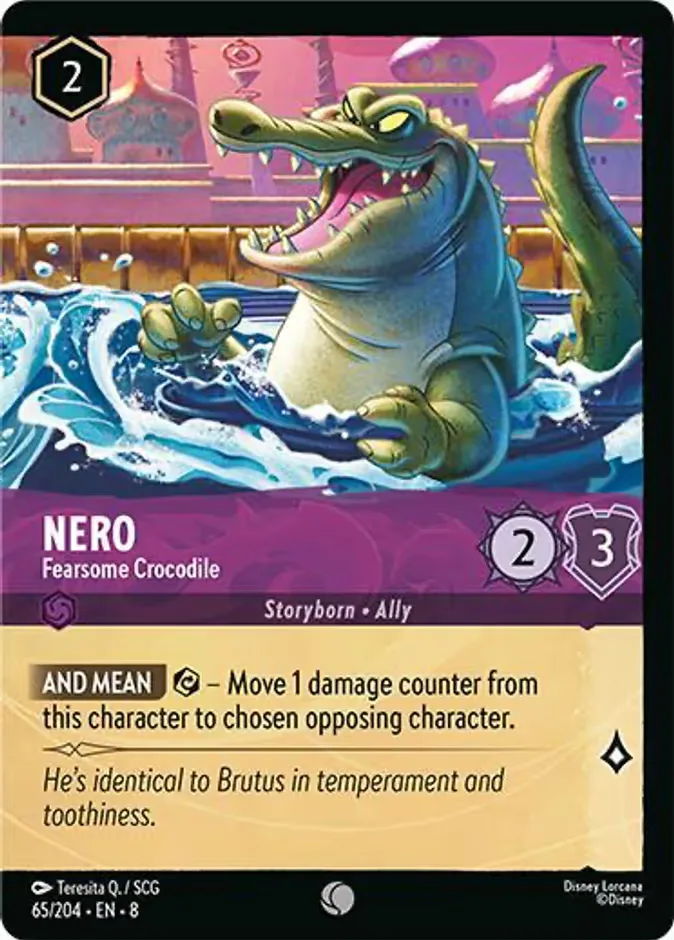 Nero #65f Reign of Jafar Disney Lorcana card