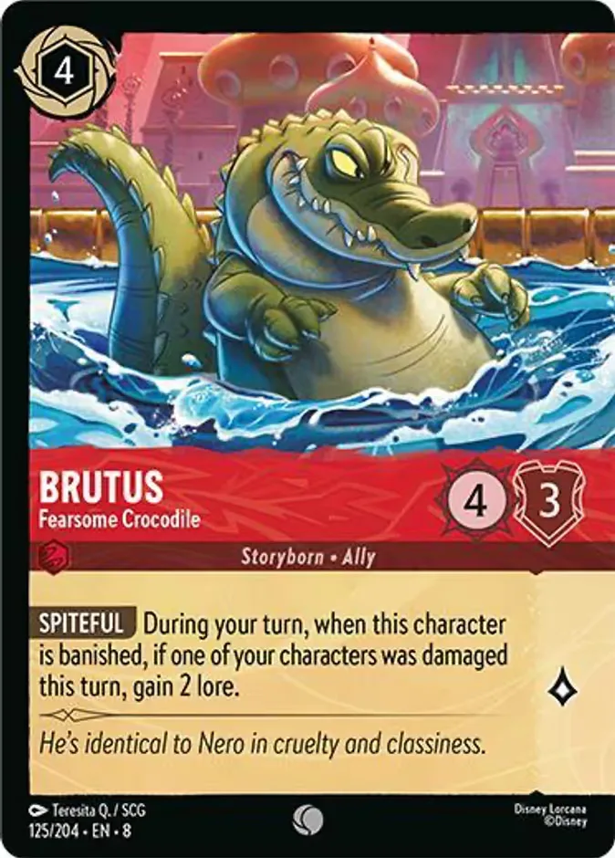 Brutus #125f Reign of Jafar Disney Lorcana card