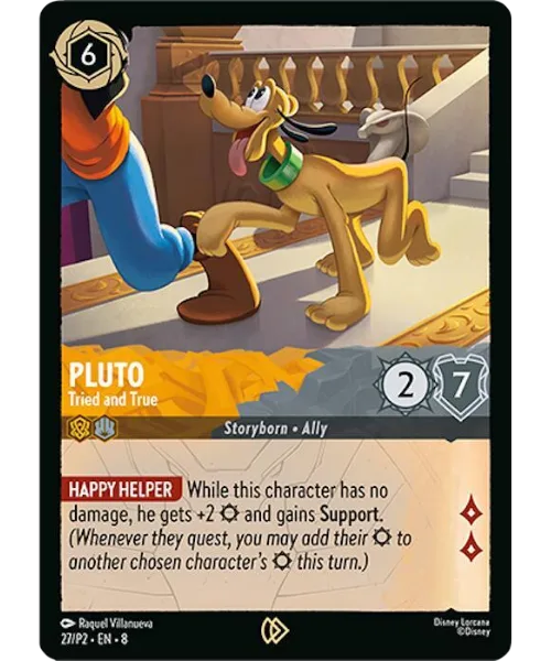 Pluto #27 Promo Set 2 Disney Lorcana card