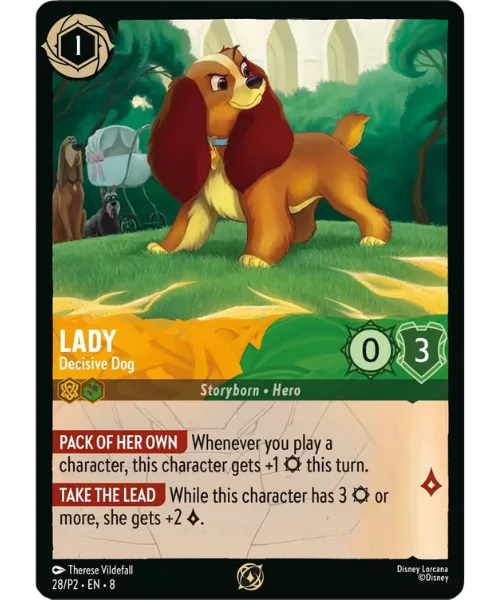 Lady #28 Promo Set 2 Disney Lorcana card