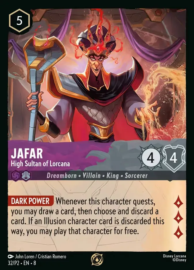 Jafar #32 Promo Set 2 Disney Lorcana card