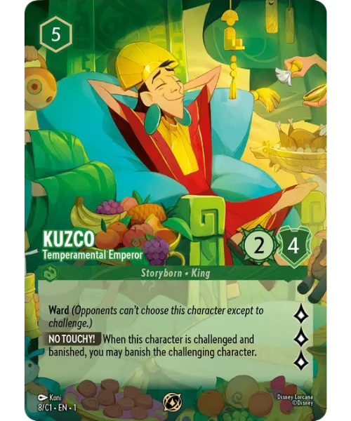 Kuzco #8 Challenge Promo Set 1 Disney Lorcana card