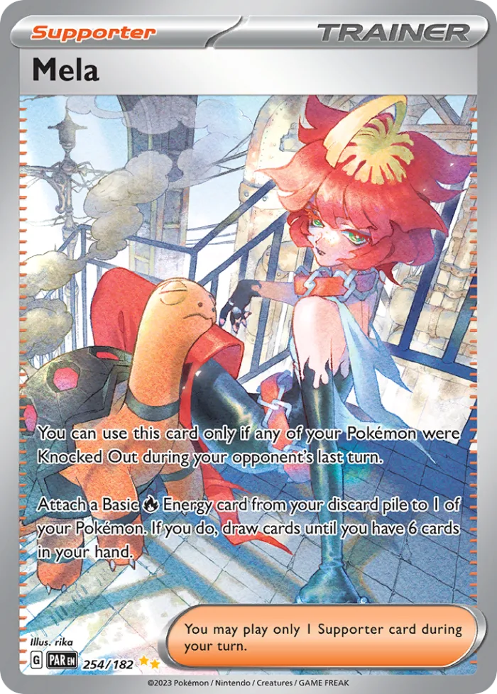 Mela #254 Paradox Rift Pokemon card