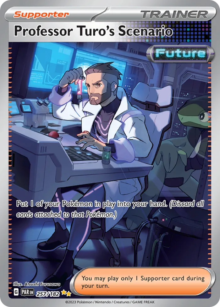 Professor Turo's Scenario #257 Paradox Rift Pokemon card