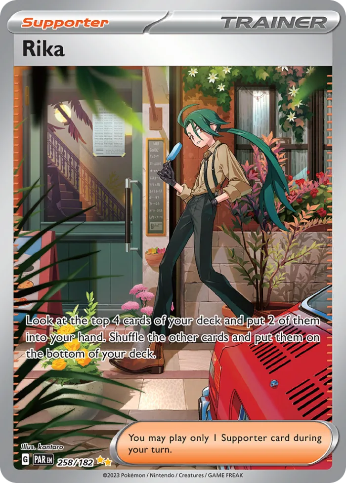 Rika #258 Paradox Rift Pokemon card