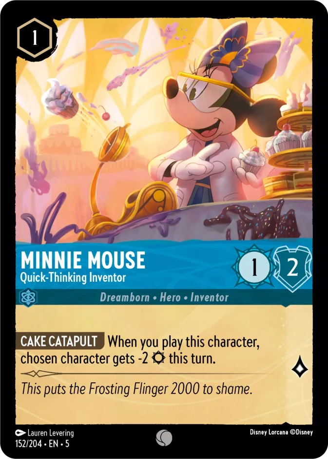 Minnie Mouse #152 Shimmering Skies Disney Lorcana card
