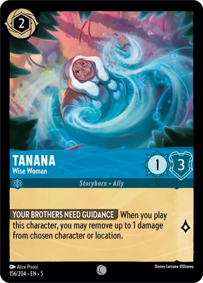 Tanana #156 Shimmering Skies Disney Lorcana card