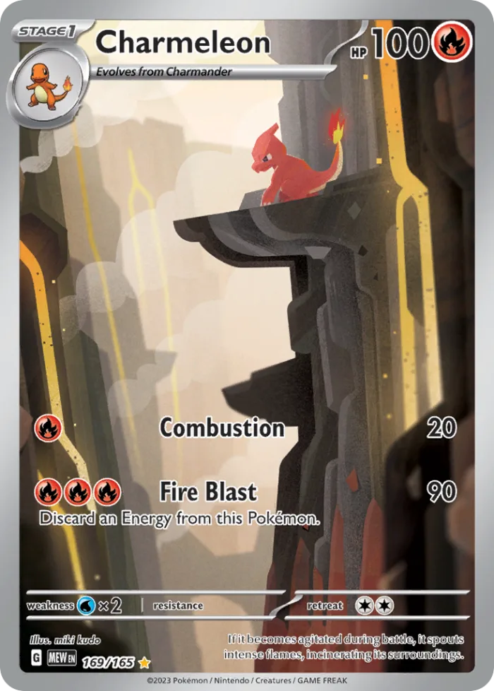 Charmeleon #169 151 Pokemon card