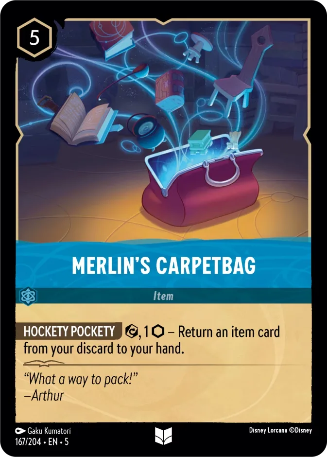 Merlin's Carpetbag #167 Shimmering Skies Disney Lorcana card
