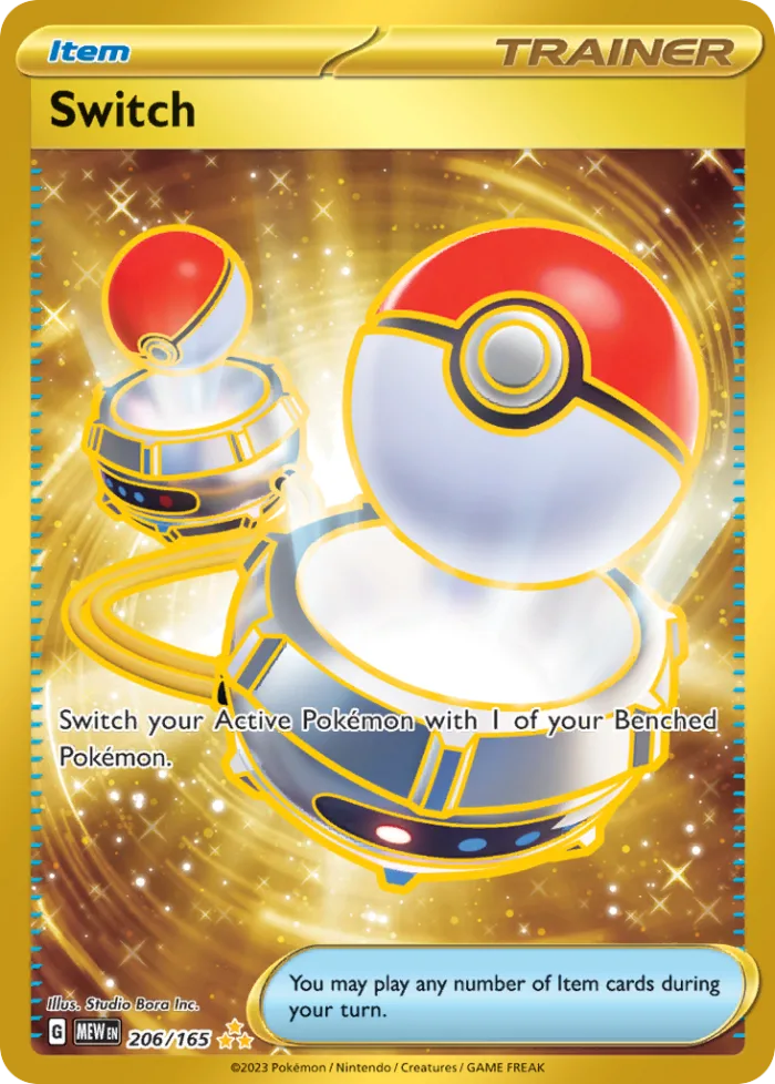 Switch #206 151 Pokemon card
