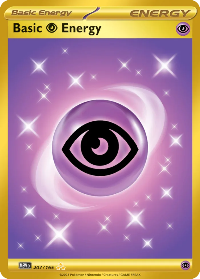 Basic Psychic Energy #207 151 Pokemon card
