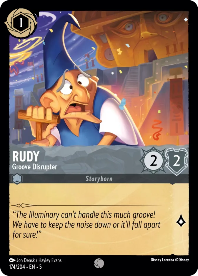 Rudy #174 Shimmering Skies Disney Lorcana card