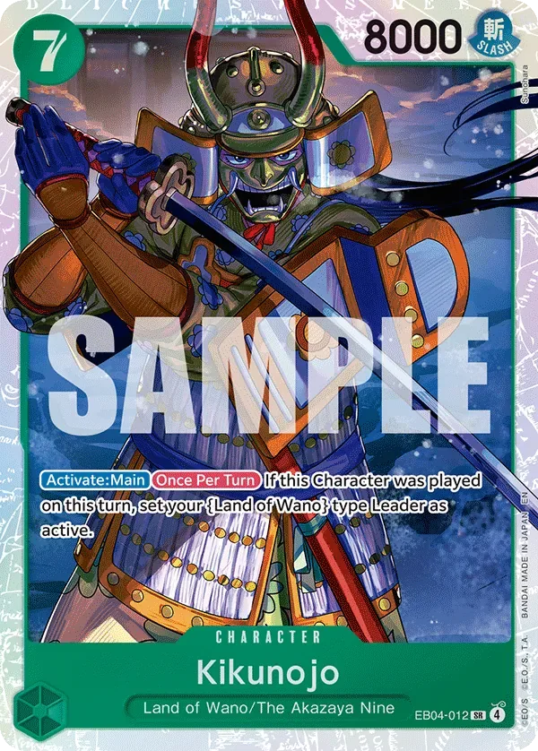 Kikunojo #EB04-012 The Azure Sea's Seven One Piece card
