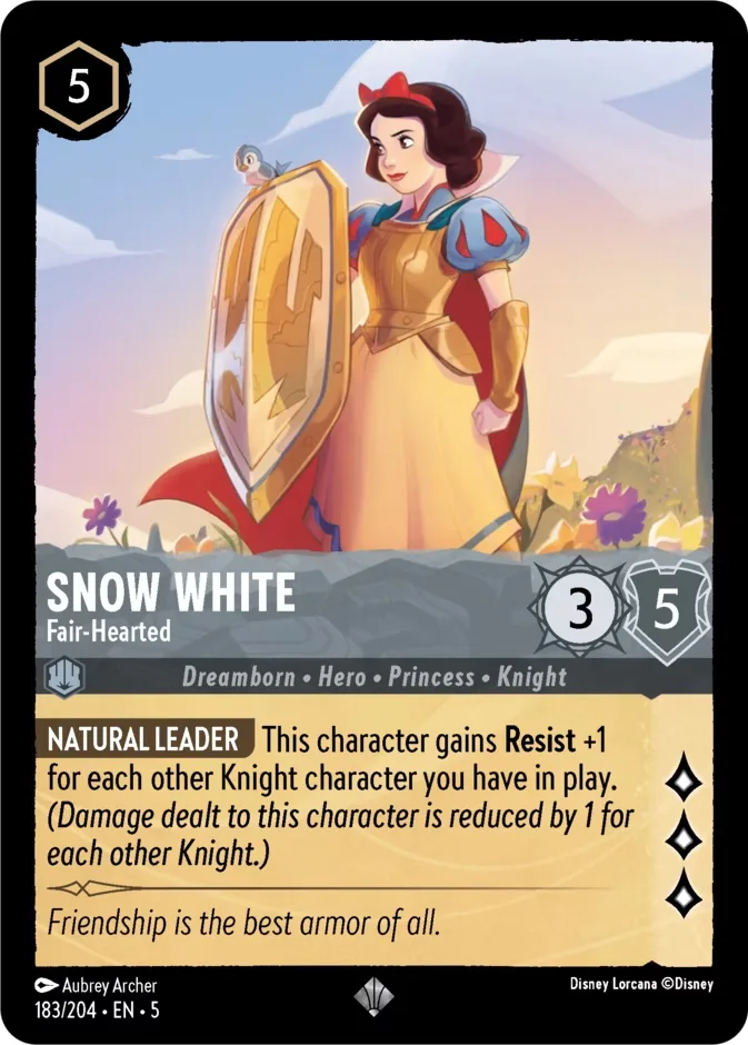 Snow White #183 Shimmering Skies Disney Lorcana card