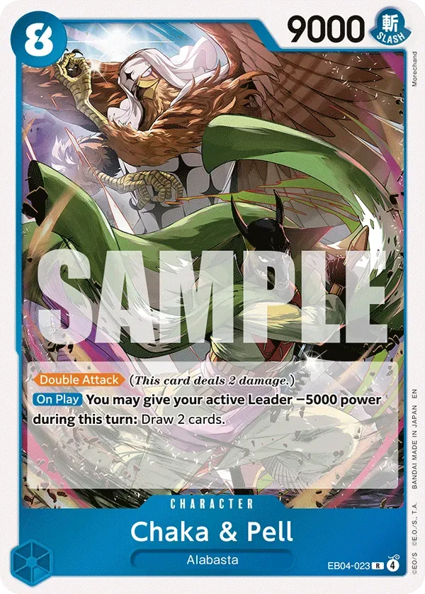 Chaka & Pell #EB04-023 The Azure Sea's Seven One Piece card
