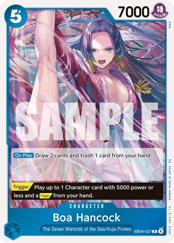 Boa Hancock #EB04-027 The Azure Sea's Seven One Piece card