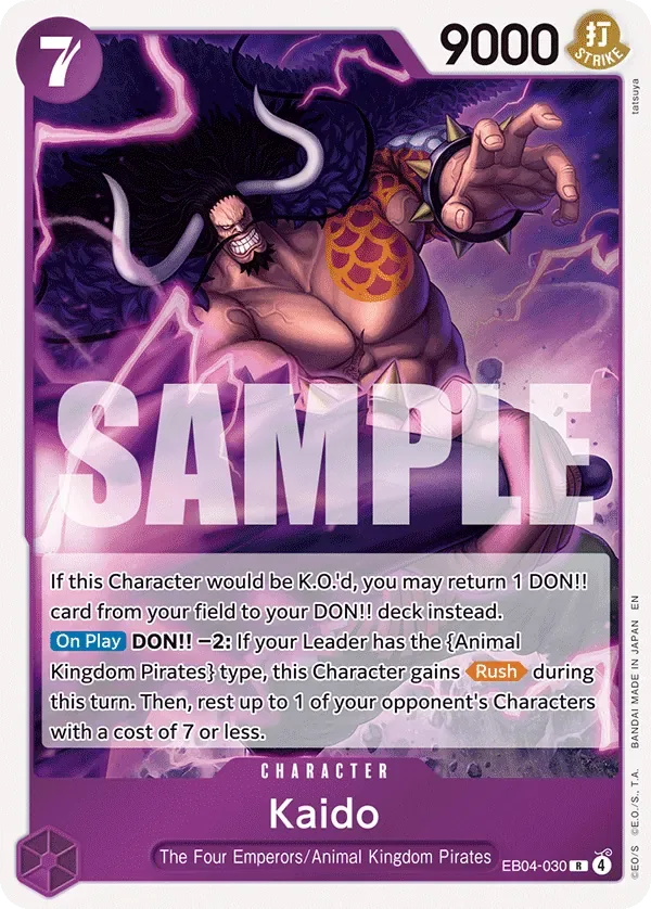 Kaido #EB04-030 The Azure Sea's Seven One Piece card