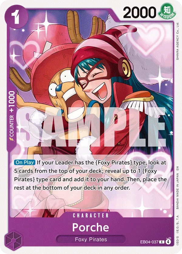 Porche #EB04-037 The Azure Sea's Seven One Piece card