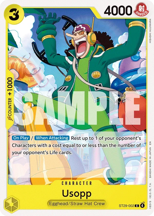 Usopp #ST29-002 Egghead One Piece card