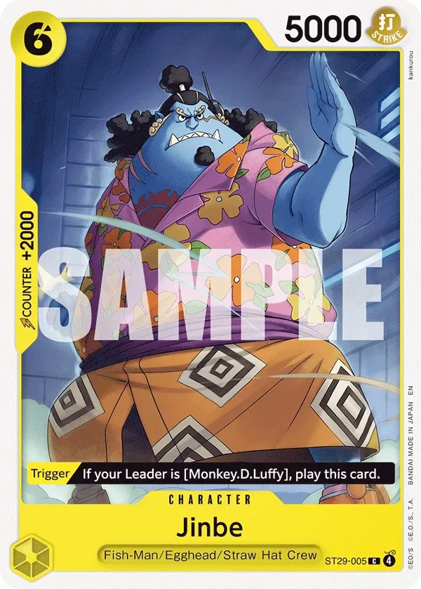Jinbe #ST29-005 Egghead One Piece card