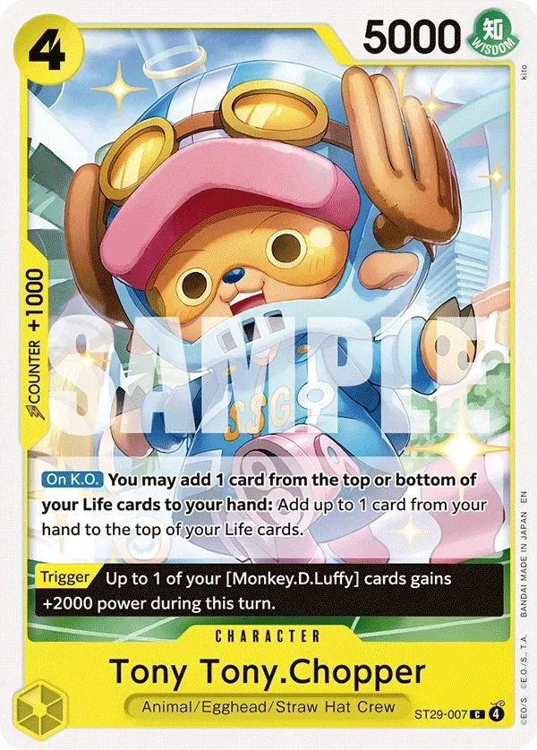 Tony Tony.Chopper #ST29-007 Egghead One Piece card