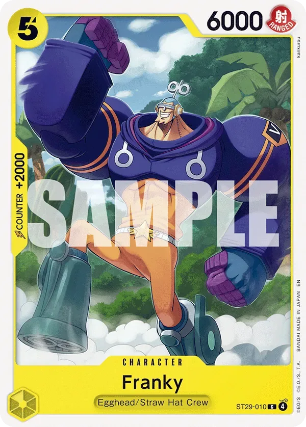 Franky #ST29-010 Egghead One Piece card
