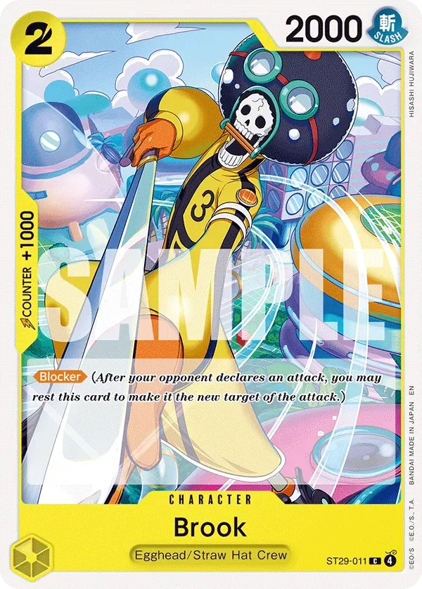 Brook #ST29-011 Egghead One Piece card