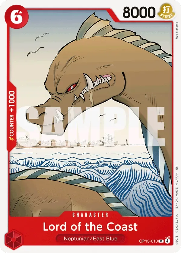 Lord of the Coast #OP13-010 Carrying on His Will One Piece card