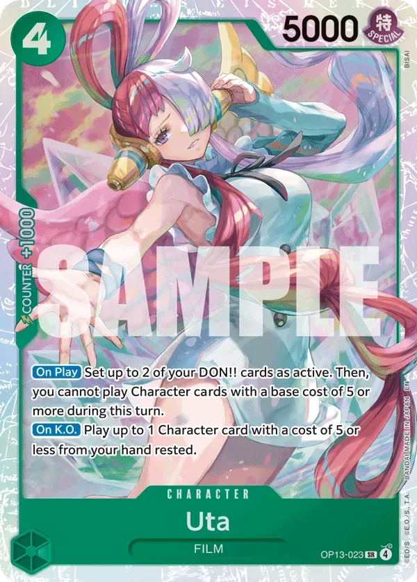Uta #OP13-023 Carrying on His Will One Piece card