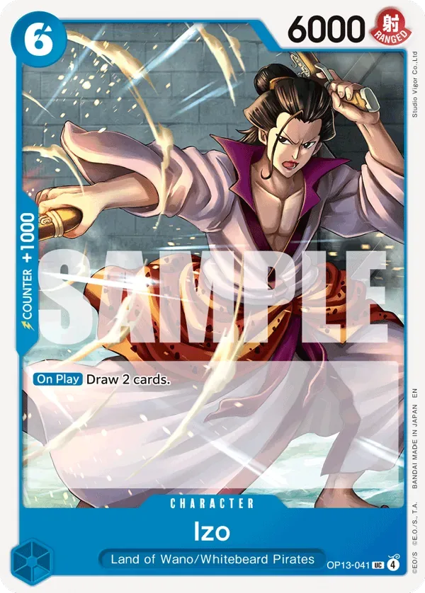 Izo #OP13-041 Carrying on His Will One Piece card
