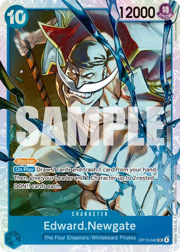 Edward.Newgate #OP13-042 Carrying on His Will One Piece card