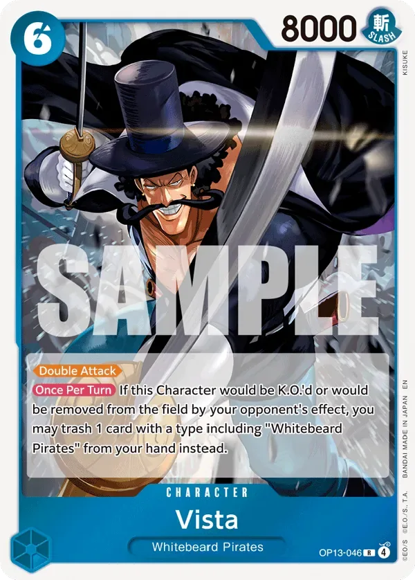 Vista #OP13-046 Carrying on His Will One Piece card
