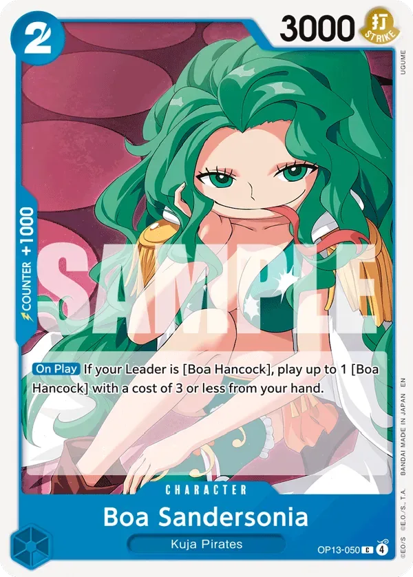 Boa Sandersonia #OP13-050 Carrying on His Will One Piece card