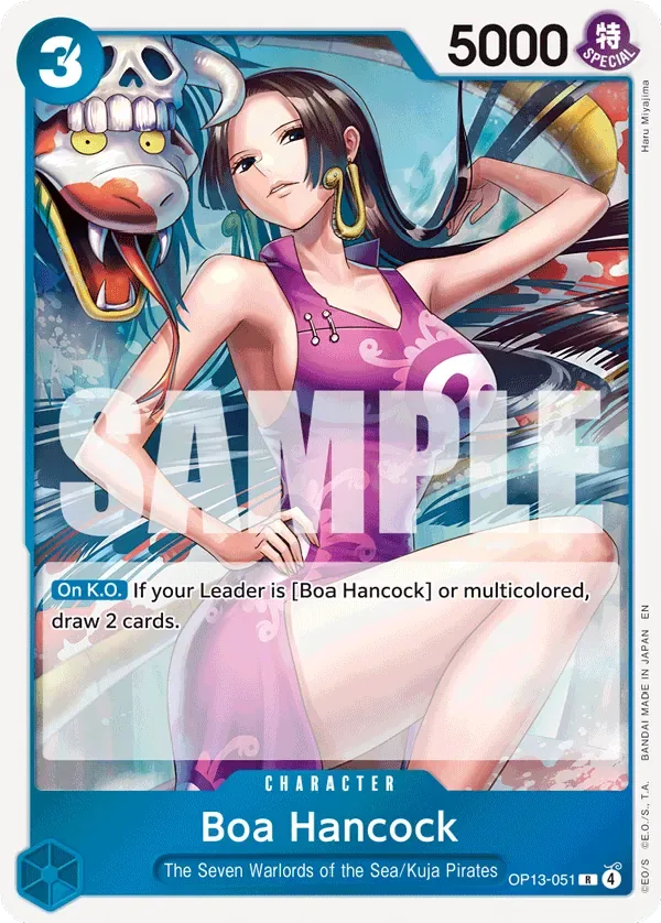 Boa Hancock #OP13-051 Carrying on His Will One Piece card